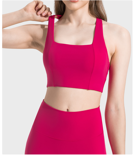  Yoga Wear Sports Sports Bras Custom Fitness Workout Gym Bra for Women Slim Fit S-shirts Yoga Crop Tops