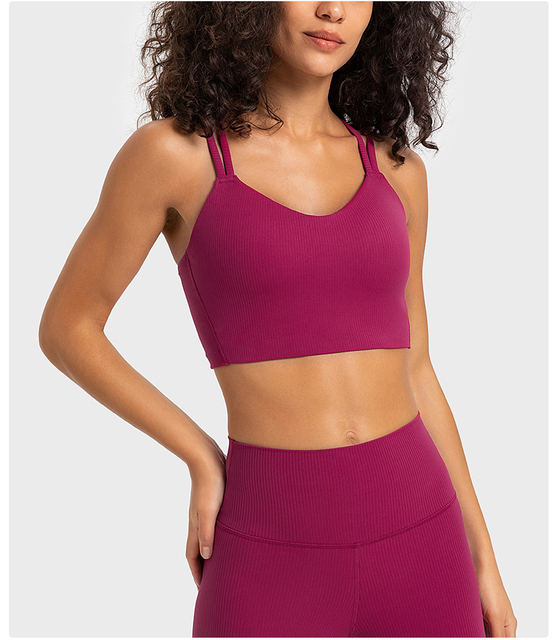 Bras esportivos para mulheres Tanque de ginástica de ginástica de ginástica de ginástica