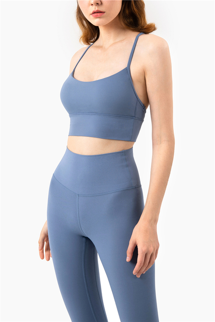 Women Fitness Wear Gym Sports Bra acolchoado Push Up Top Yoga Bra