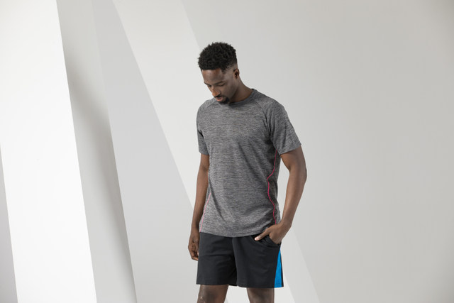 Camisetas de esportes secos rápidos camisetas masculinas camisetas de ginástica respirável executando a tampa de manga curta para homens logotipo personalizado camiseta em branco