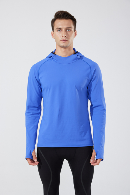 Homens esportes usam lã de lã com capuz Blouse logotipo personalizado tops