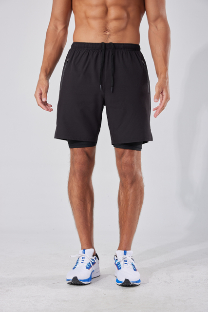 Fitness Quick Dry Athletic Training Men Gym Shorts Casual Running Elastic Sports Sort Sweat